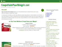 Tablet Screenshot of coupefaimpourmaigrir.com